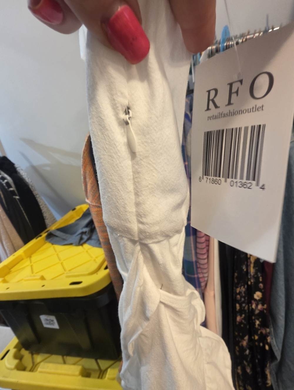 WHITE Cotton Wrap Dress - Stretch Waist Flutter Sleeves And Ruffled Hem. Xl. - Picture 6 of 6